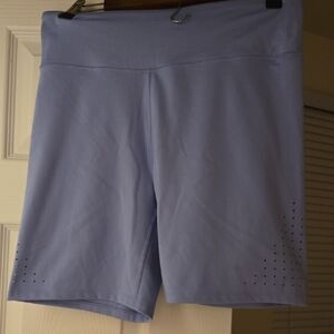 Victoria's Secret Light Blue Bike Shorts Nwot Size L